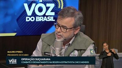Mauro Pires, do ICMBio fala sobre combate a desmatamento na Reserva Chico Mendes (AC)