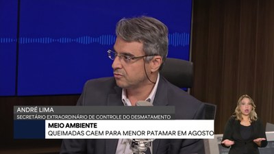 Secretário André Lima, fala da maior maior queda de queimadas em 27 anos, ocorrida em agosto