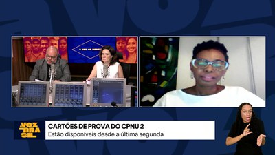 Diretora do Ministério da Gestão e Inovação, Maria Chagas Ferreira, fala sobre o CPNU 2