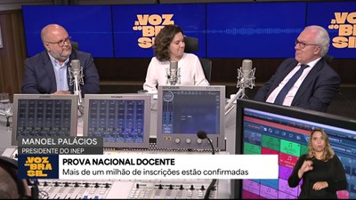 Presidente do Inep, Manoel Palacios, fala sobre a Prova Nacional Docente