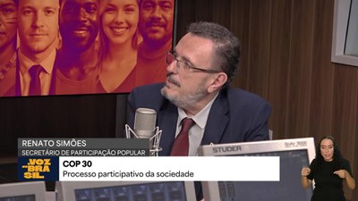 Secretário nacional de Participação Popular, Renato Simões, fala sobre a construção da Agenda de Ação da COP 30