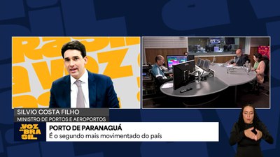 MInistro de Portos e Aeroportos, Silvio Costa Filho, detalha Leilão do canal de acesso do Porto de Paranaguá