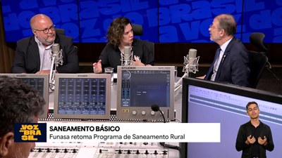 Presidente da Fundação Nacional de Saúde (Funasa), Alexandre Ribeiro, fala sobre ações do governo na área de saneamento básico