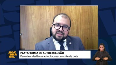 Secretário de Prêmios e Apostas do Ministério da Fazenda, Regis Dudena, fala sobre a Plataforma de Autoexclusão para bloqueio de sites de apostas