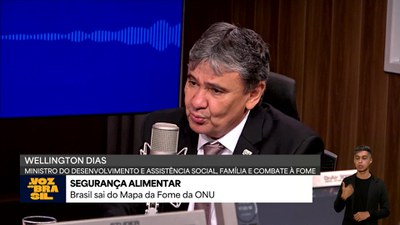 Ministro do Desenvolvimento e Assistência Social, Família e Combate à Fome, Wellington Dias, afirma que Brasil vai alcançar menor nível de pobreza e desigualdade da história