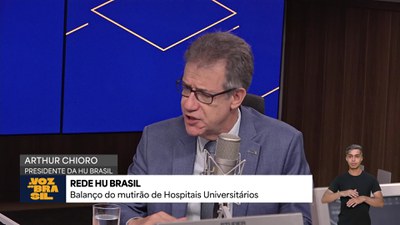 Presidente da HU Brasil, Arthur Chioro, fala sobre o mutirão DIA E - HU Brasil em Ação