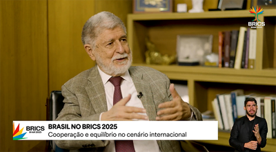 Assessor internmacional Celso Amorim fala sobre o Brics, presente e futuro