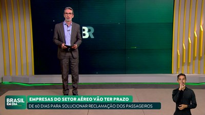 Brasil em Dia – 07/02/24 - Empresas do setor aéreo vão ter prazo para responder queixas dos passageiros