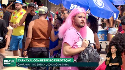 Brasil em Dia - 09/02/24 - Carnaval: campanha incentiva o uso da camisinha