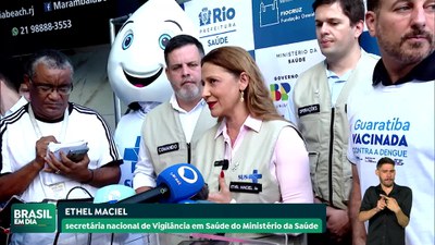 Brasil em Dia - 16/02/24 – Voluntários em Guaratiba testam vacina da dengue