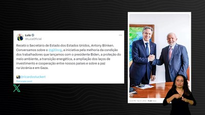 Brasil em Dia – 21/02/24 – Lula se encontrou com secretário dos Estados Unidos