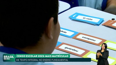 Brasil em Dia – 22/02/24 – Aumentam matrículas em tempo integral na rede de ensino