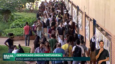 Brasil em Dia – 26/02/24 – Estão abertas as inscrições para certificado de proficiência em língua portuguesa