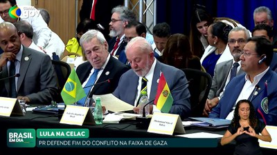 Brasil em Dia - 01/03/24 - Presidente Lula defende fim do conflito na Faixa de Gaza