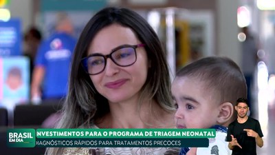 Brasil em Dia - 15/03/24 - Governo libera investimentos para programa de triagem neonatal