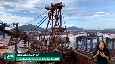 Brasil em Dia - 19/03/24 - Balança comercial aponta saldo positivo nas três primeiras semanas de março