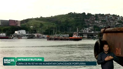Brasil em Dia – 02/04/24 - Iniciadas obras de dragagem do Canal de São Lourenço, no RJ