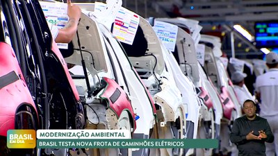 Brasil em Dia - 10/04/24 - Brasil testa nova frota de caminhões elétricos