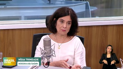 Brasil em Dia - 10/04/24 - Participação da ministra da Saúde, Nísia Trindade, na Voz do Brasil