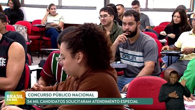 Brasil em Dia – 16/04/24 - Concurso Nacional garante atendimento especial para mais de 54 mil candidatos