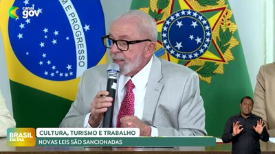 Brasil em Dia – 25/04/24 - Presidente Lula sanciona leis com foco na cultura, turismo e trabalho