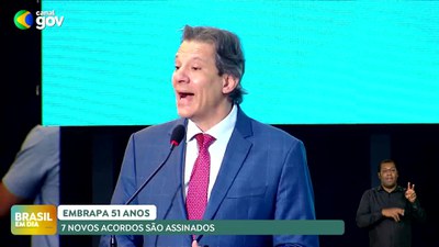 Brasil em Dia – 26/04/24 - Sete acordos estratégicos foram assinados na celebração dos 51 anos da Embrapa