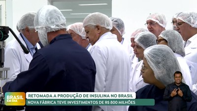Brasil em Dia – 29/04/24 – Brasil retoma produção de insulina após mais de 20 anos
