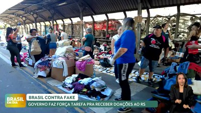 Brasil em Dia -  16/05/24 - Brasil contra fake news: Governo faz força-tarefa para para receber doações ao RS