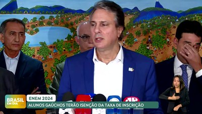 Brasil em Dia – 21/0/24 – Enem: Candidatos do RS vão ser isentos da taxa de inscrição