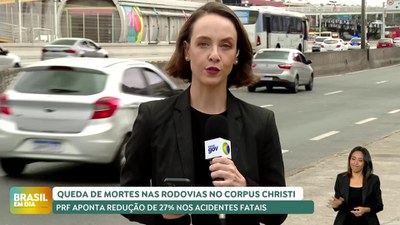 Brasil em Dia – 04/06/24 – PRF registra queda de mortes nas rodovias no feriado de Corpus Christi