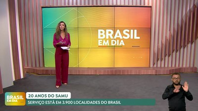 Brasil em Dia – 04/06/24 – 20 anos do Samu: serviço está em 3,9 mil localidades do Brasil