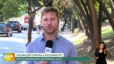 Brasil em Dia – 10/06/24 – Campanha de vacinação contra poliomielite tem meta de imunizar 95% do público-alvo