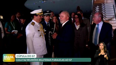 Brasil em Dia – 14/06/24 – Na Itália, Lula participa de cúpula do G7 e tem reunião bilaterais