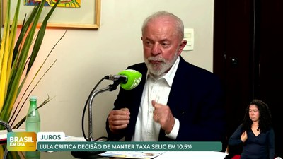 Brasil em Dia – 21/06/24 – Lula critica decisão do Copom de manter taxa Selic em 10,5%