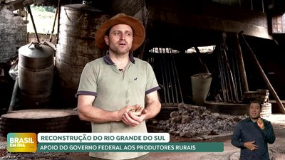 Brasil em Dia – 21/06/24 – Governo Federal apoia produtores rurais do RS