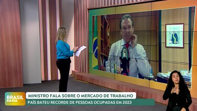 Brasil em Dia - 24/06/24 - Ministro do Trabalho e Emprego, Luiz Marinho, fala sobre o mercado de trabalho em entrevista
