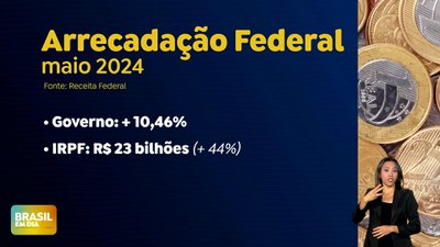 Brasil em Dia – 26/06 – Arrecadação federal tem resultados expressivos e soma R$ 202,9 bilhões em maio