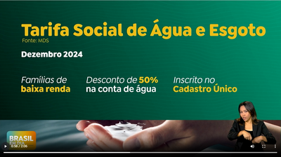 Brasil em Dia – 26/06 – Lei garante desconto de 50% na conta de água e esgoto de famílias de baixa renda