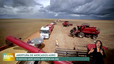 Brasil em Dia – 02/07/24 – Em 2024, já foram abertos 73 novos mercados para o agronegócio brasileiro