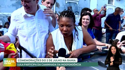 Brasil em Dia - 03/07/24 – Lula participa de caminhada do 2 de julho em Salvador (BA)