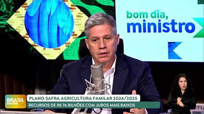 Brasil em Dia – 10/07/24 – Bom Dia, Ministro: Paulo Teixeira detalha Plano Safra da Agricultura Familiar