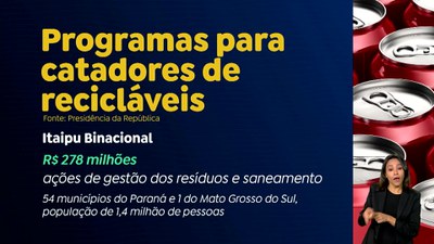 Brasil em Dia - 11/07/24 - Governo Federal anuncia incentivos aos catadores de materiais recicláveis