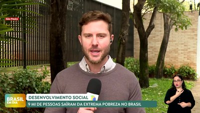 Brasil em Dia - 11/07/24 - No Brasil, 9,6 milhões saíram da condição de extrema pobreza em 2023