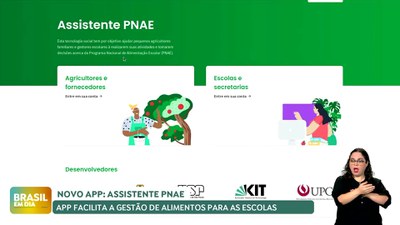 Brasil em Dia - 11/07/24 - Assistente PNAE: Novo aplicativo facilita a gestão de alimentos para as escolas
