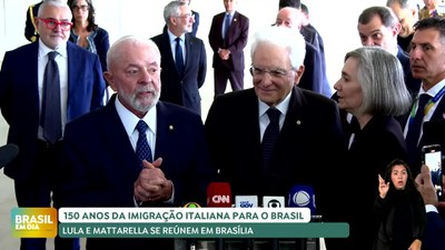 Brasil em Dia - 16/07/24 - 150 anos da imigração italiana no Brasil: Lula e Mattarella se reúnem em Brasília