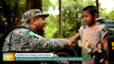 Brasil em Dia - 16/07/24 - Ações da Força Nacional: 97 fiscalizações ambientais e 3 mil pessoas abordadas