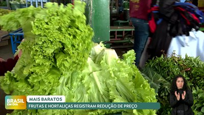 Brasil em Dia - 19/07/24 - Economia: Frutas e hortaliças registram redução de preço