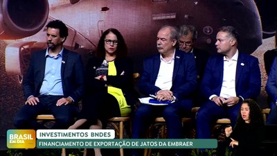 Brasil em Dia - 22/07/24 - Investimentos BNDES: Financiamento de exportação de jatos da Embraer