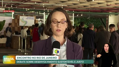 Brasil em Dia - 22/07/24 - Encontro no Rio de Janeiro: debate sobre desenvolvimento sustentável e justo
