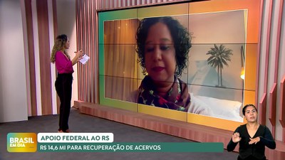 Brasil em Dia - 25/07/24 - Apoio Federal ao RS: R$ 14,6 milhões para a recuperação de acervos